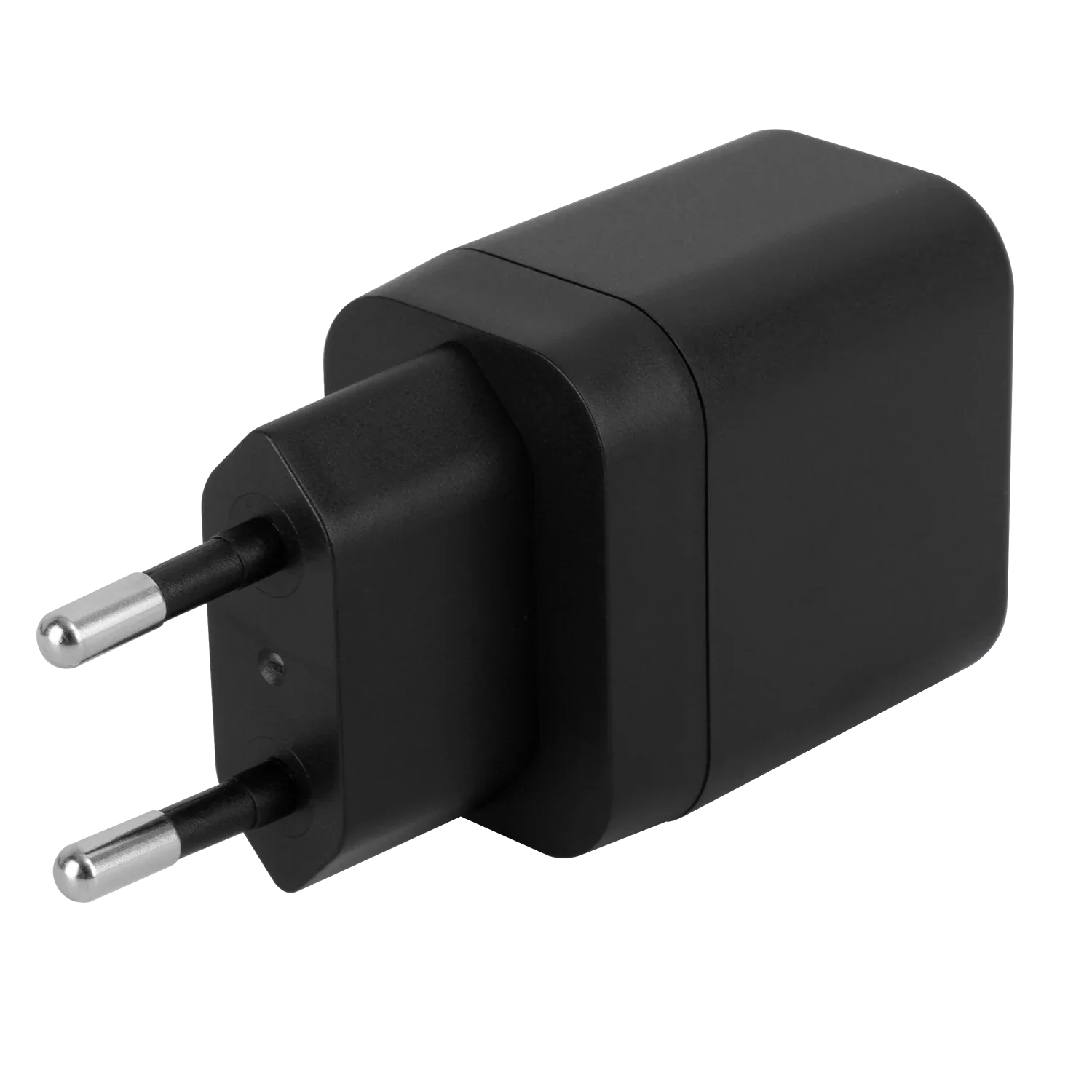 USB-C-väggladdare, 1x USB-C PD, 20 W, svart (ny)