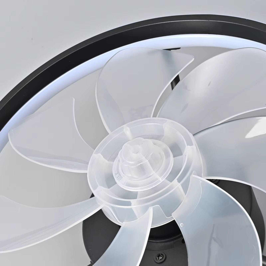 55W Takfläkt med LED-Belysning – Modern Design för Hem och Sovrum