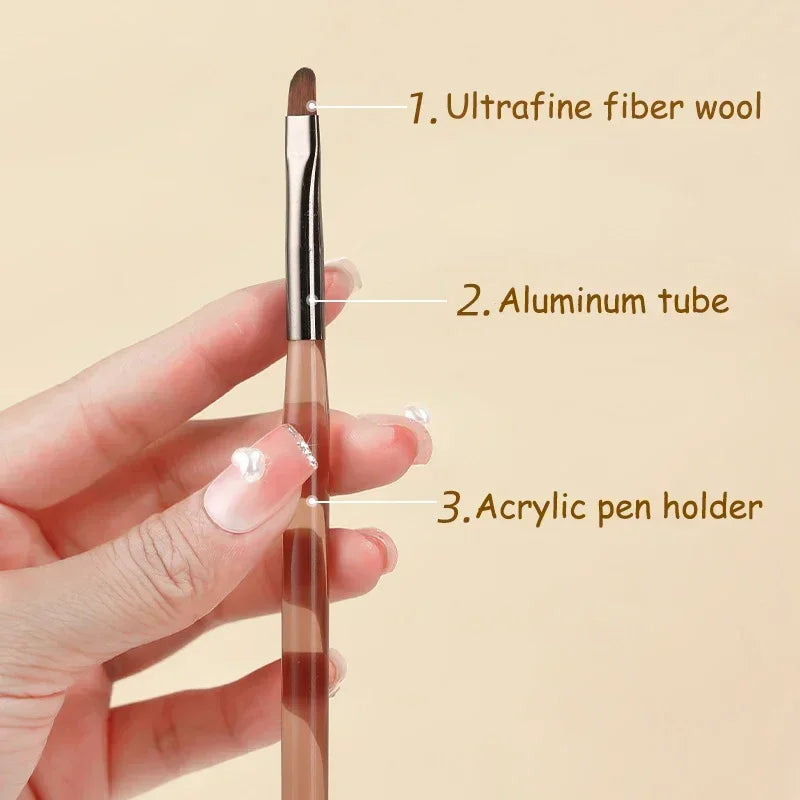 9PCS UV Gel Nail Brush SET