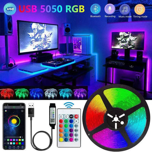 Bluetooth LED-remsa med smart SMD-teknik och appstyrning för flexibel heminredning och TV-bakgrundsbelysning